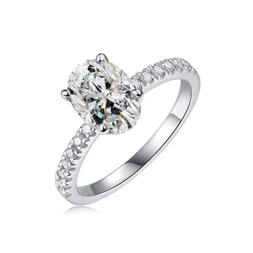 Ovale Diamant Ring